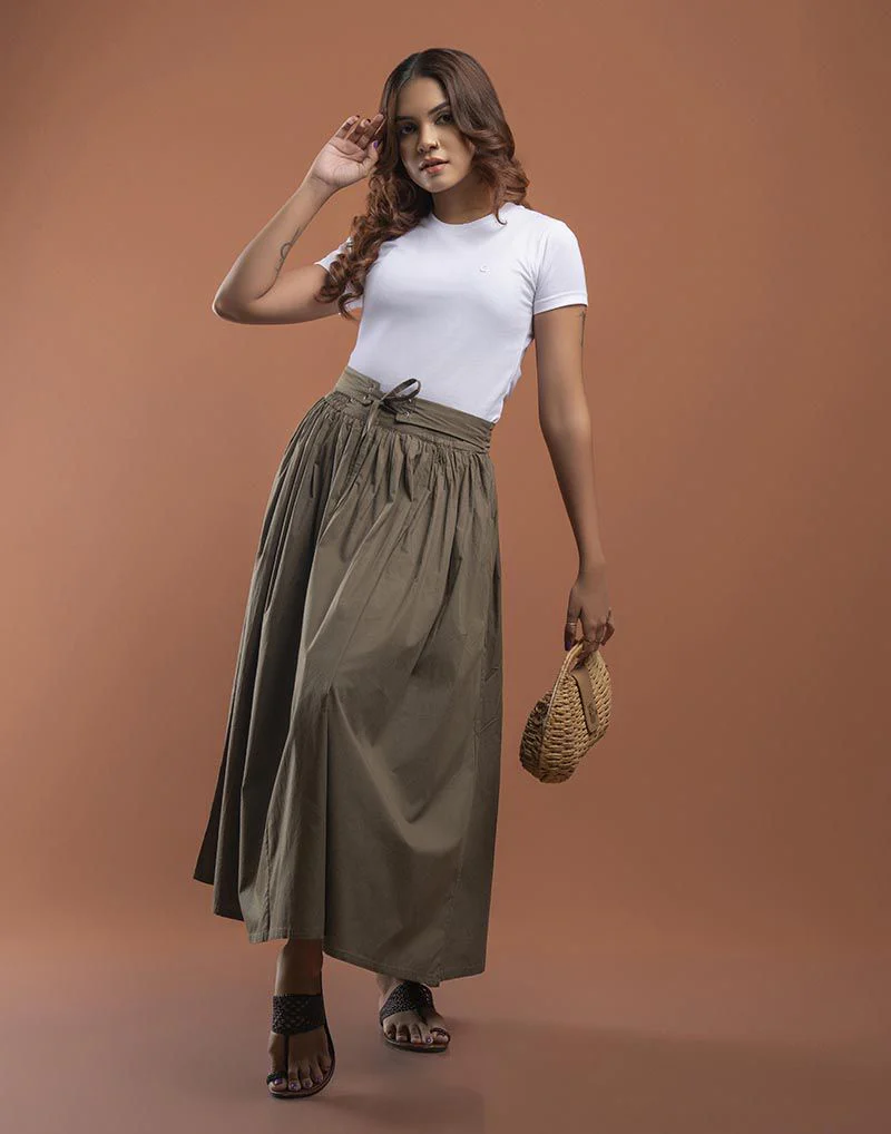 WOMEN' S PLAIN SKIRT - Image 2